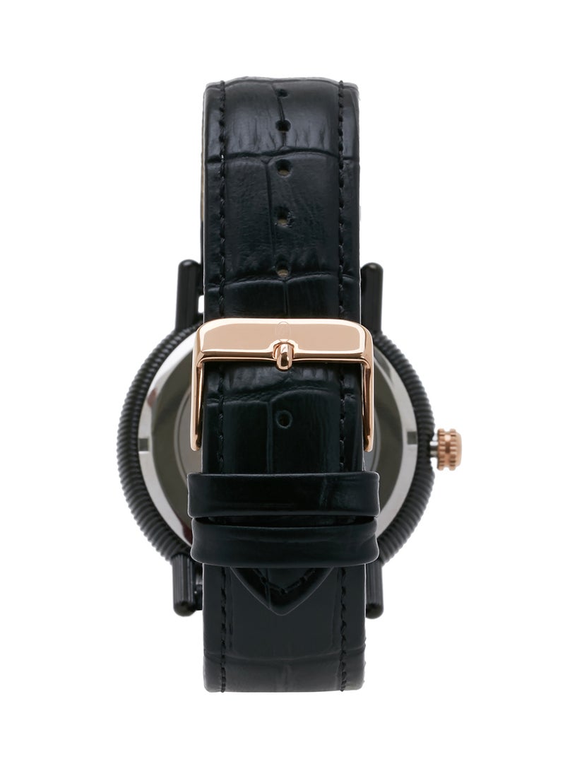 فيليب مورالي السويسرية ساعة يد بعقارب طراز L1471BRBB - 36 ملم - أسود للرجال - Image 2