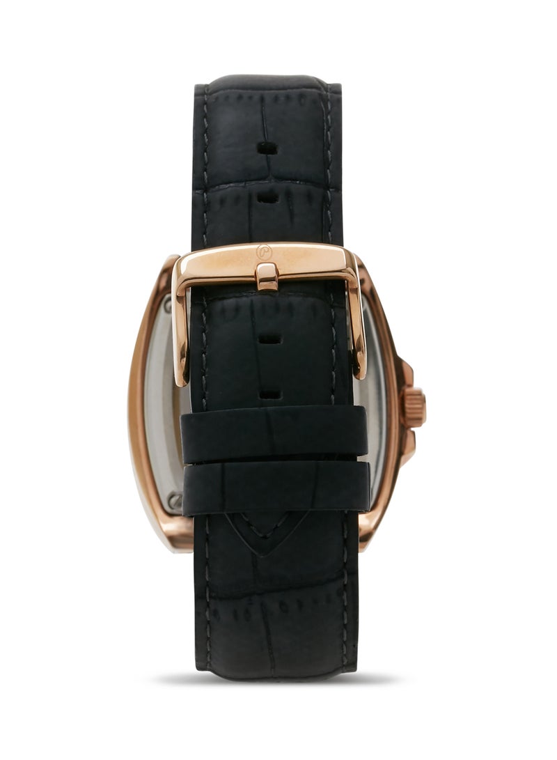 فيليب مورالي السويسرية ساعة يد بعقارب طراز LS1140RBB - 35 مم - أسود للنساء - Image 2