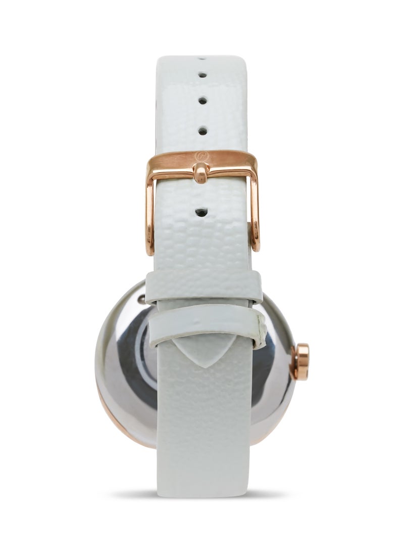 Philippe Moraly of Switzerland Women's Analog Watch LS1156RWW - 32 mm - White - Image 2