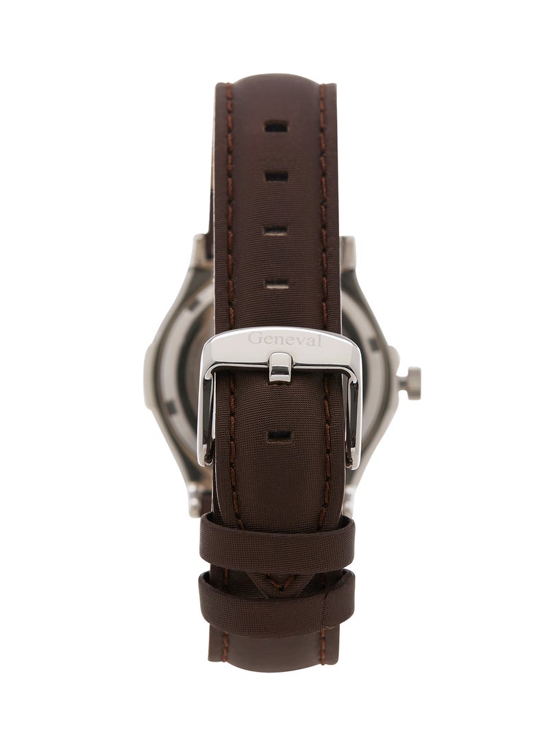 Geneval of Switzerland Women's Analog Wrist Watch GLS1612WWO - 33 mm - Black - Image 2