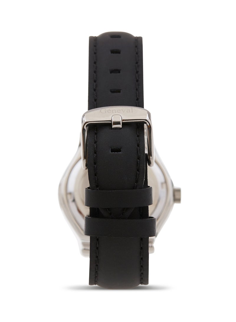 Geneval of Switzerland Women's Analog Wrist Watch GLS1612WWB - 33 mm - Black  - Image 2