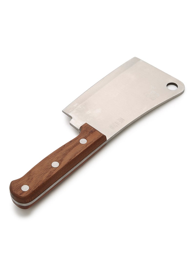 zahrani Cleaver And Unique Knives With Rosewood Handle Silver - Image 1