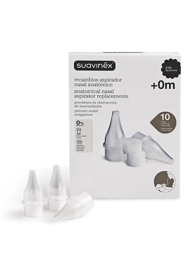 SUAVINEX - Replacement Anatomical Nasal Aspirator - Image 1