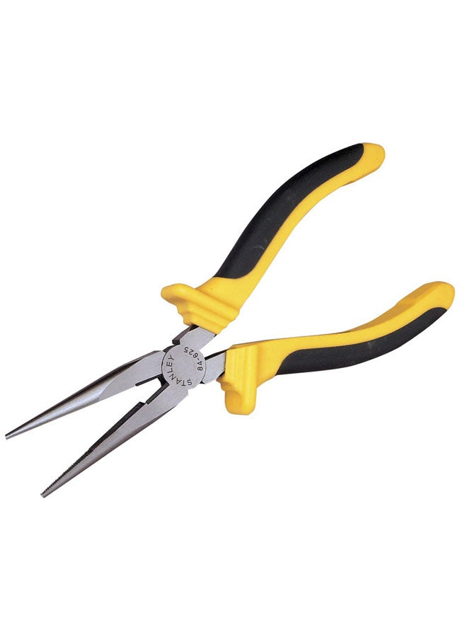 Stanley Long Nose Plier Yellow/Black 8inch