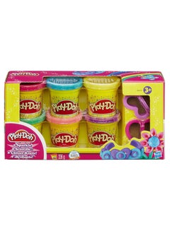 Play-Doh 6-Piece Sparkle Compound Collection  - Image 1