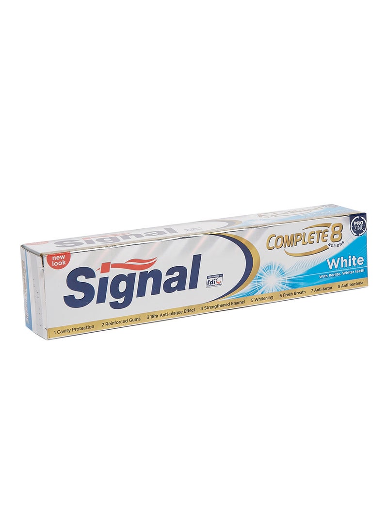 سيجنال - معجون أسنان كومبليت 8 أكشنز أبيض - Image 1