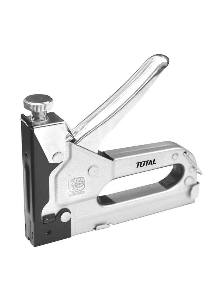 TOTAL Perfect Grip Staple Gun Silver 14mm 