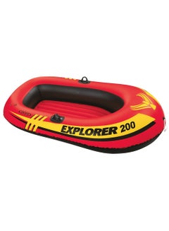 INTEX Explorer 200 Inflatable Boat For 2 Person 185 x 94 x 41cm  - Image 1