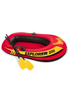 INTEX Explorer 200 Inflatable Boat For 2 Person 185 x 94 x 41cm  - Image 2