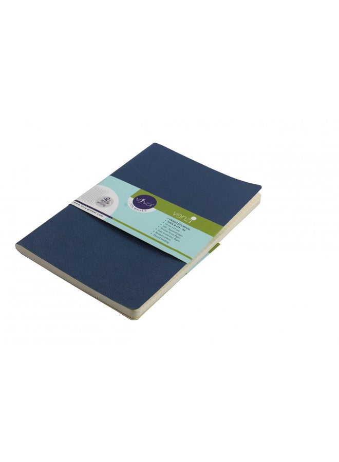 A5 Venzi Notebook Navy Blue