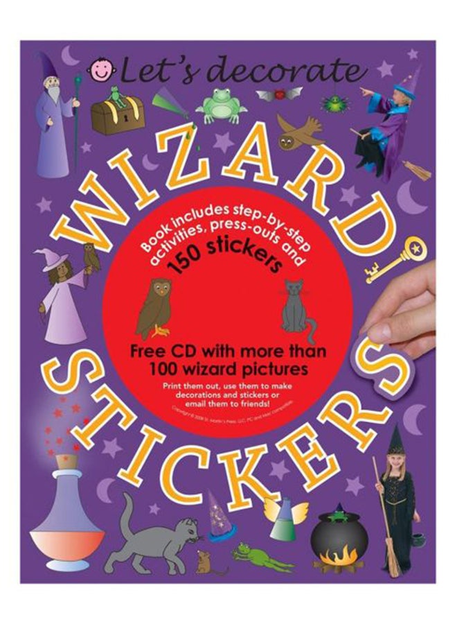Let's Decorate Wizard Stickers - Paperback English by Roger Priddy - 39570