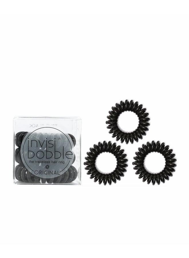 invisibobble Set Of 3 Original Hair Ties True Black 
