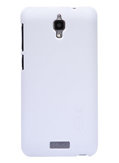 Super Shield Hard Case Cover With Screen Protector For Lenovo S660 White