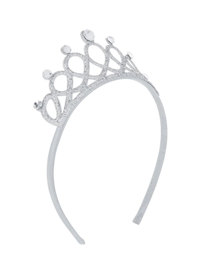 Accessorize - Pretty Princess Tiara Alice Hair Band Silver - Image 1