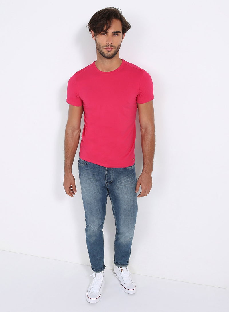 Round Neck T-Shirt Red - v1505658904/N11550247V_M3