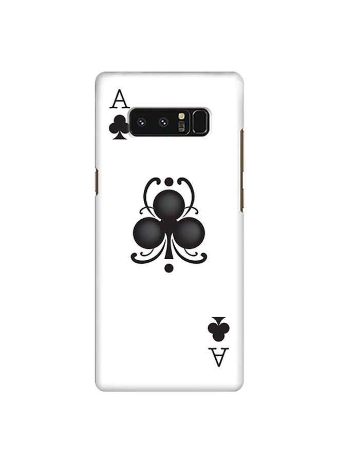 Stylizedd Plastic Slim Snap Case Cover Matte Finish For Samsung Galaxy Note8 Ace Of Clubs  - Image 1