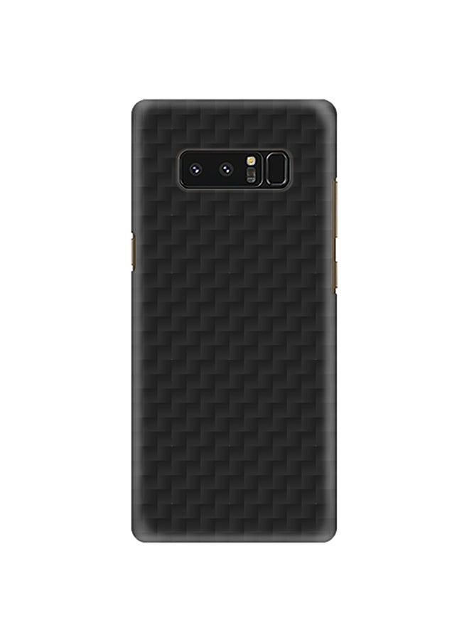 Stylizedd Plastic Slim Snap Case Cover Matte Finish For Samsung Galaxy Note8 Carbon Fibre - Image 1