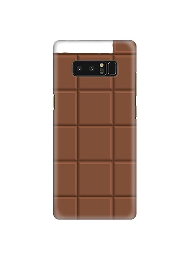 Stylizedd Plastic Slim Snap Case Cover Matte Finish For Samsung Galaxy Note8 Chocolate Bite - Image 1