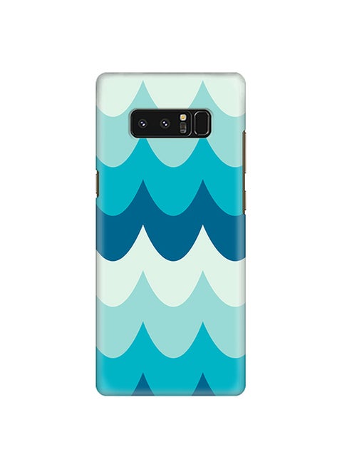 Plastic Slim Snap Case Cover Matte Finish For Samsung Galaxy Note8 Wavy Waves