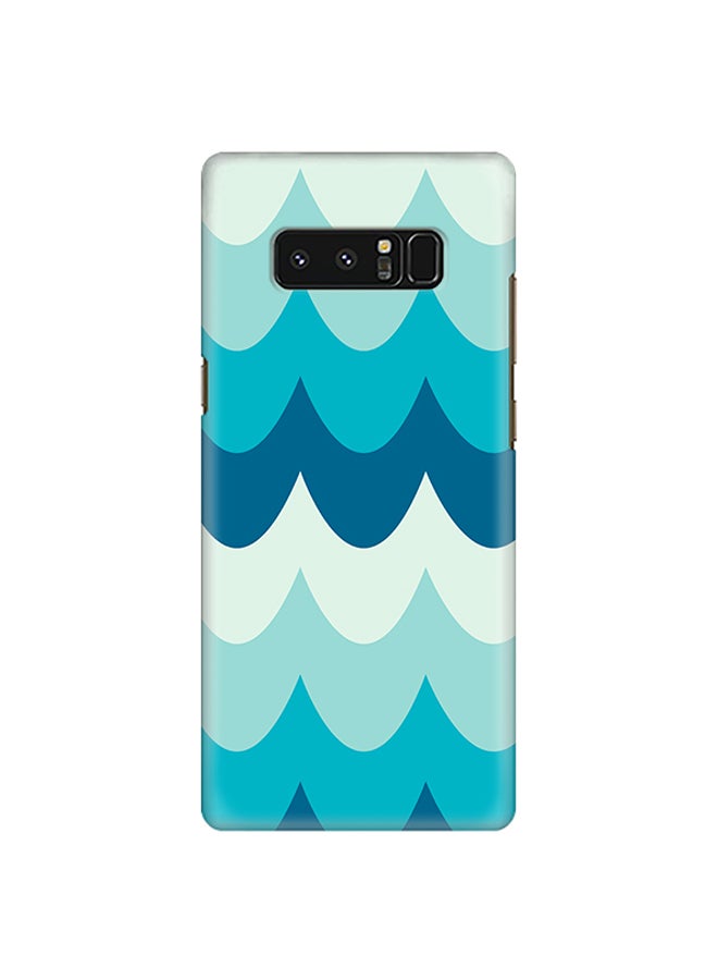 Plastic Slim Snap Case Cover Matte Finish For Samsung Galaxy Note8 Wavy Waves
