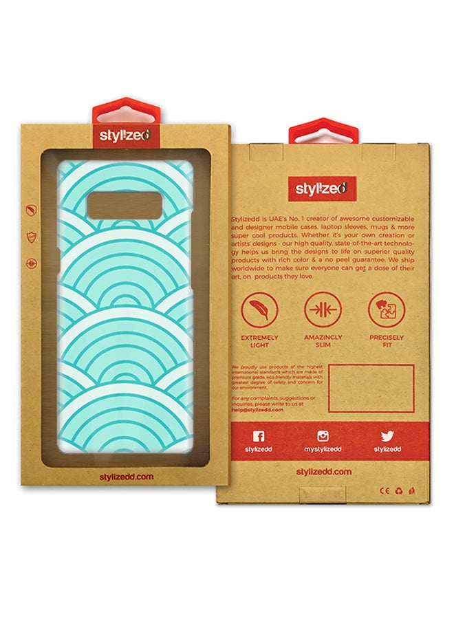 Stylizedd Plastic Slim Snap Case Cover Matte Finish For Samsung Galaxy Note8 Multicolour - Image 3