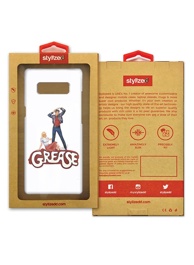 Stylizedd Plastic Slim Snap Case Cover Matte Finish For Samsung Galaxy Note8 Grease Lightning - Image 3