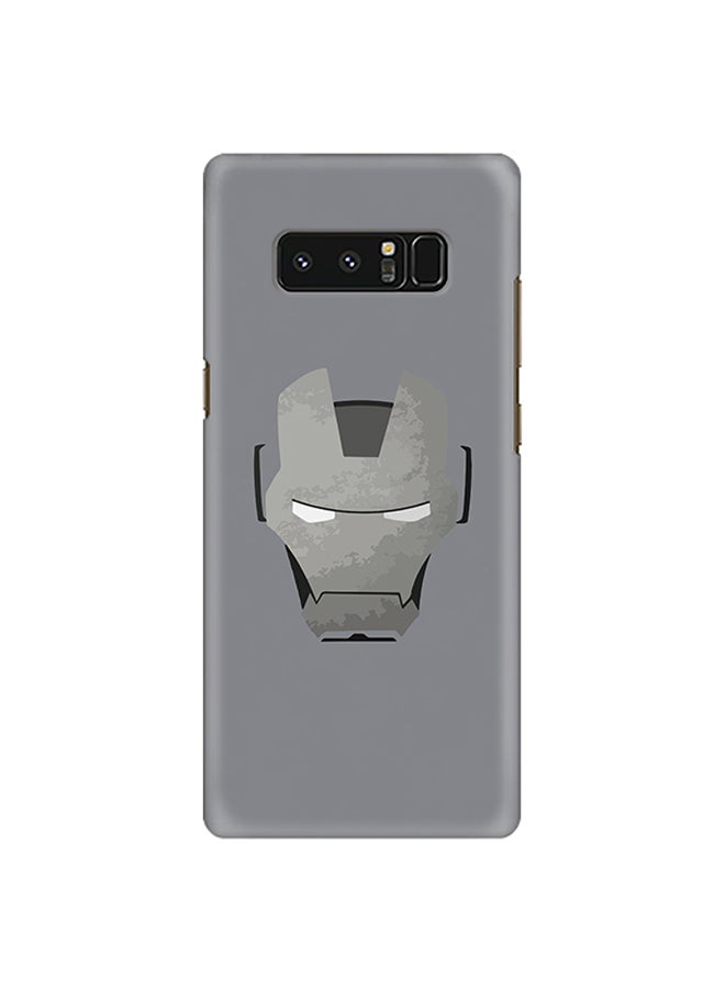 Stylizedd Plastic Slim Snap Case Cover Matte Finish For Samsung Galaxy Note8 Stoned Iron Man  - Image 1