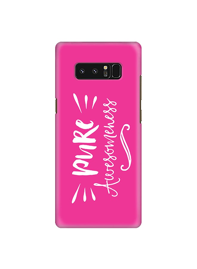 Stylizedd - Plastic Slim Snap Case Cover Matte Finish For Samsung Galaxy Note8 Pure Awesomeness - Image 1