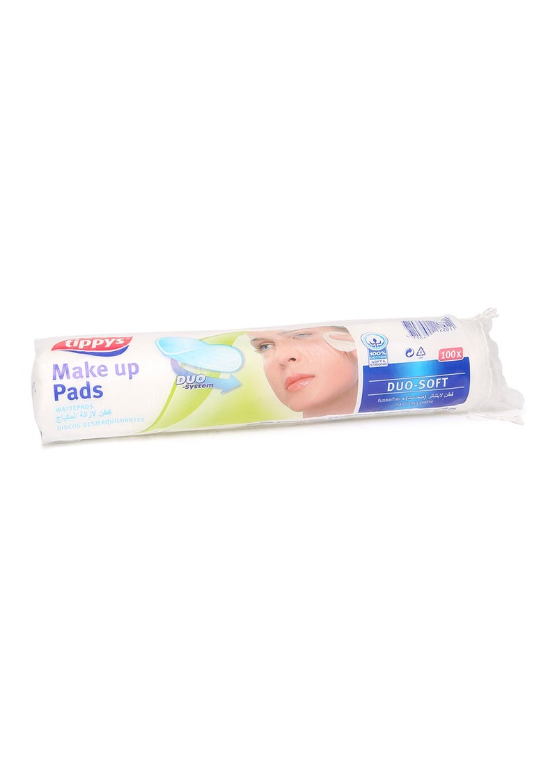 Tippys - Make Up Pad 100 Pads - Image 1