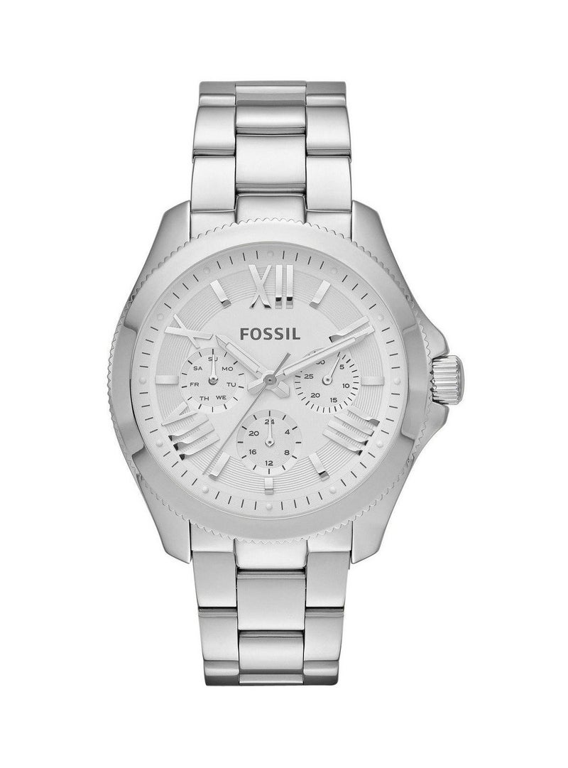 FOSSIL Women's Water Resistant Analog Watch AM4509 - 40 mm - Silver - Image 1