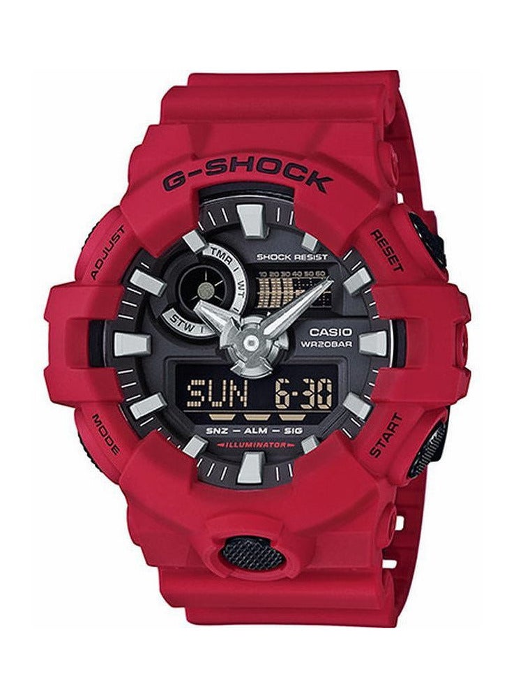 G-SHOCK Men's Men's Resin Analog-Digital Watch GA-700-4A - 53.4 mm  - Image 1