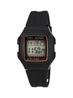 Men's Function Alarm Digital Quartz Watch F201WA-9A - 34 mm - Black