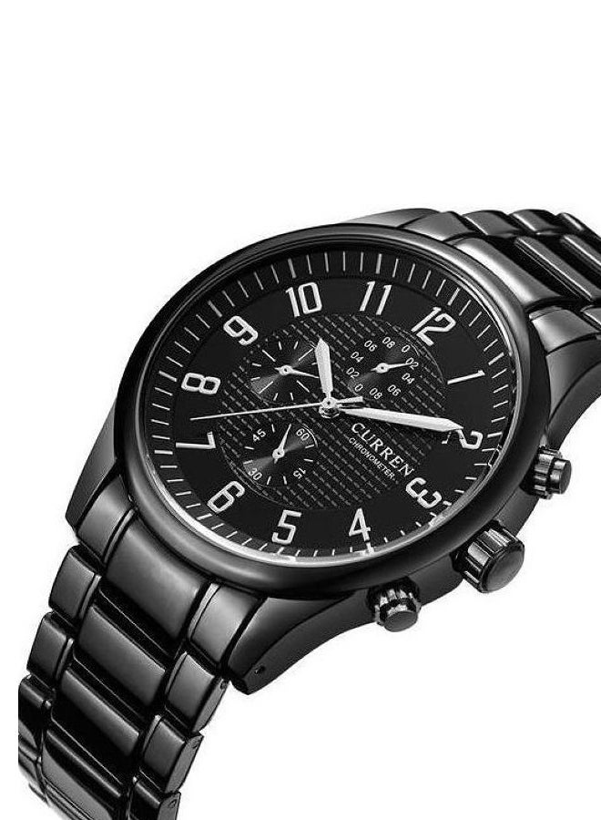 CURREN Men's Stainless Steel Analog Quartz Watch 8046 - Image 3