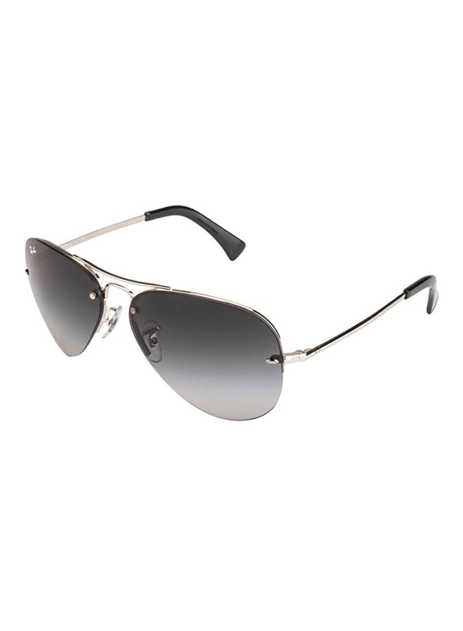 Ray-Ban - Men's Aviator Sunglasses - RB3449-003/8G 59 - Lens Size: 59 mm - Silver - Image 1