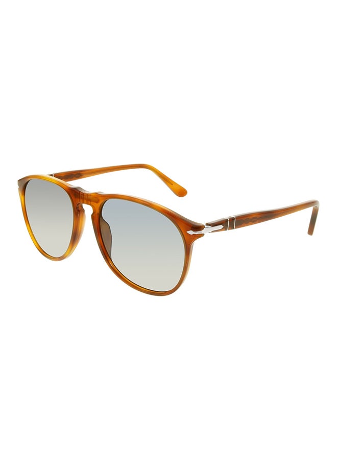 Persol Men's UV-Protection Aviator Frame Sunglasses PO9649S-96/56-55  - Image 1