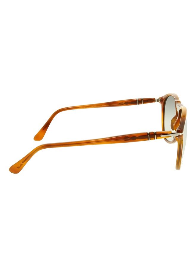 Persol Men's UV-Protection Aviator Frame Sunglasses PO9649S-96/56-55  - Image 2