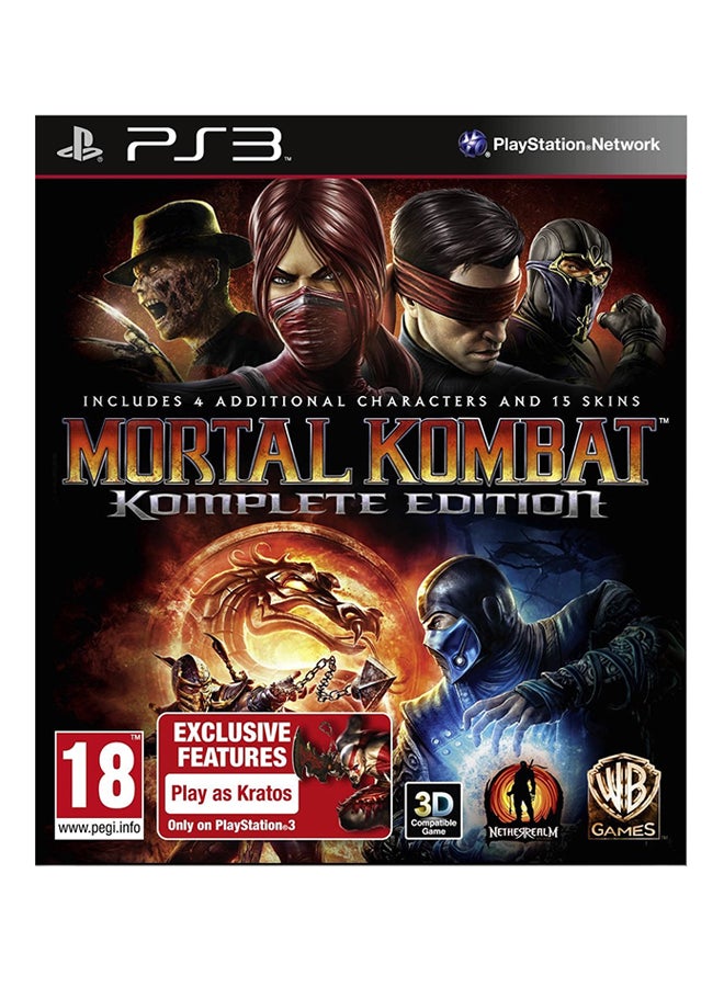 WB Games - Mortal Kombat: Komplete Edition (Intl Version) - adventure - playstation_3_ps3 - Image 1