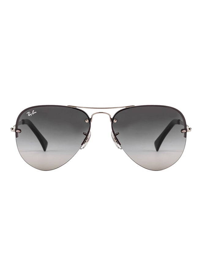 Ray-Ban - Men's Aviator Sunglasses - RB3449-003/8G 59 - Lens Size: 59 mm - Silver - Image 1