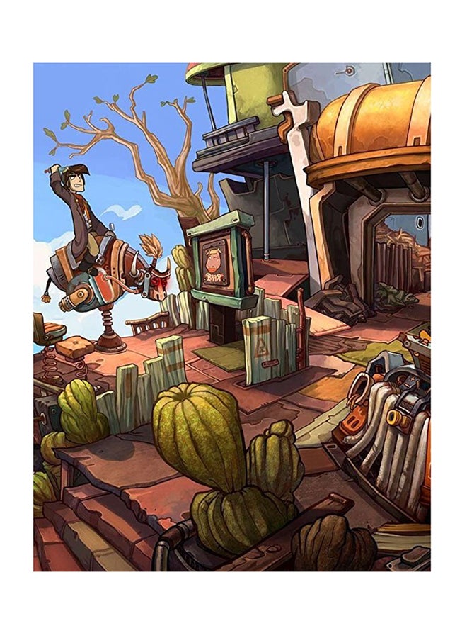 تى اتش كيو لعبة الفيديو Deponia بطابع أوروبي من تي إتش كيو (إصدار عالمي) - adventure - playstation_4_ps4 - Image 2