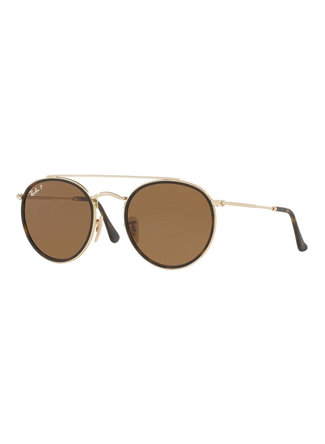 Ray-Ban UV Protection Round Sunglasses - RB3647N - Lens Size: 51 mm - Gold - Image 1