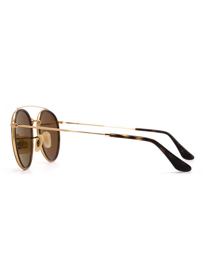 Ray-Ban UV Protection Round Sunglasses - RB3647N - Lens Size: 51 mm - Gold - Image 2