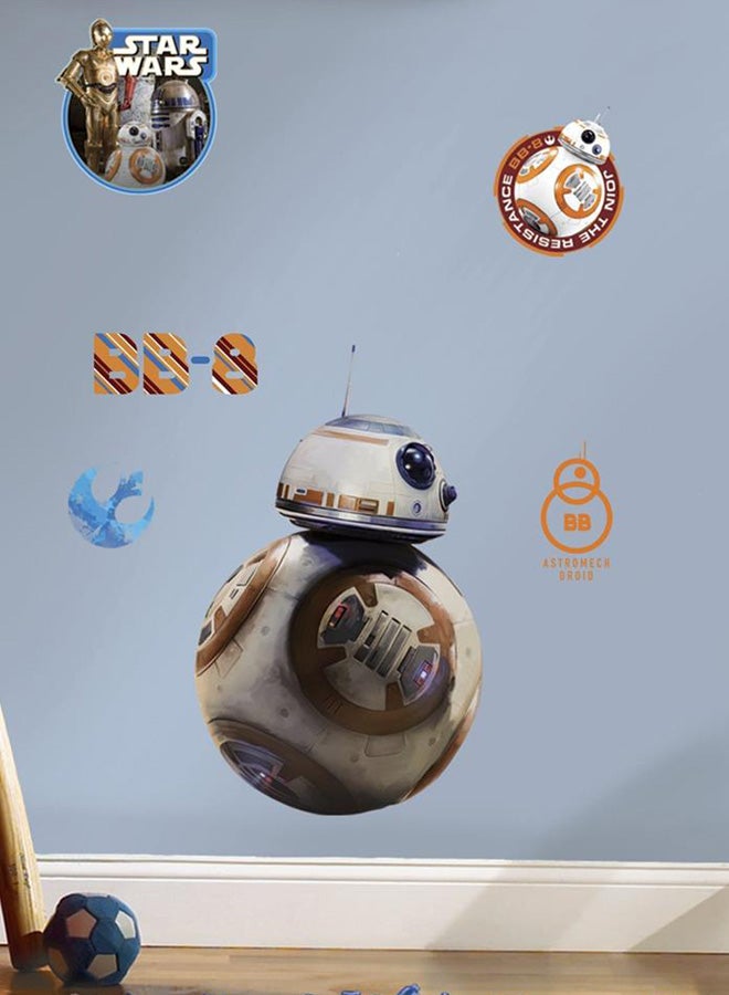RoomMates Star Wars The Force Awakens BB-8 Giant Wall Decals Multicolour 