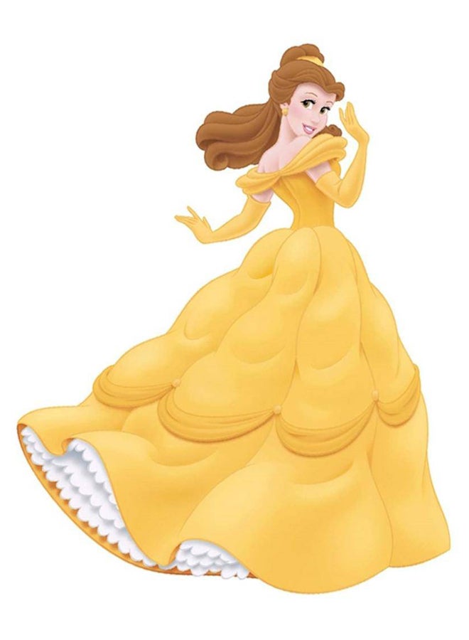RoomMates Disney Princess Belle Giant Wall Decal With Gems Multicolour