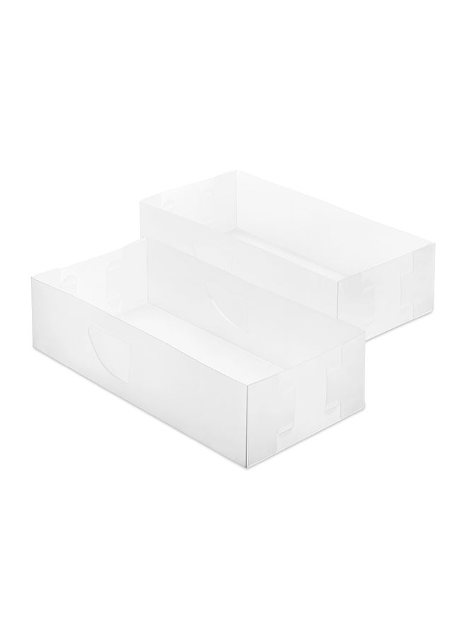 Whitmor 2-Piece Drawer Orgaziner Set White - Image 1