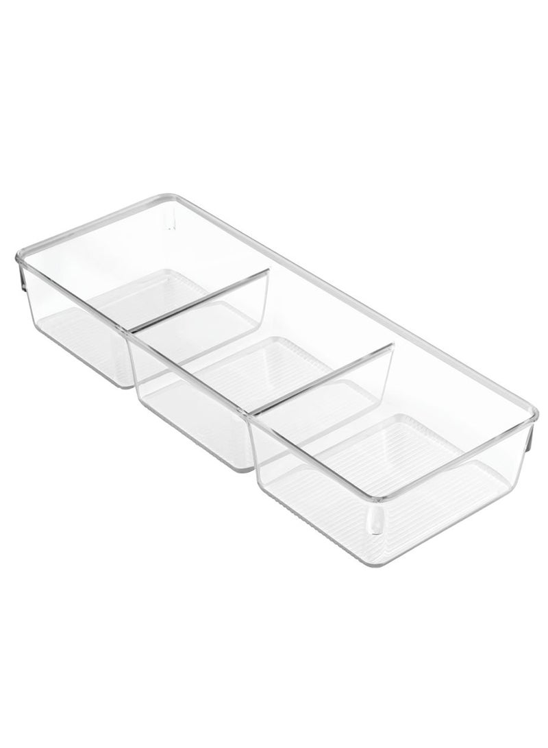 InterDesign Linus Dresser Drawer Organizer Clear 13x5x2.25inch