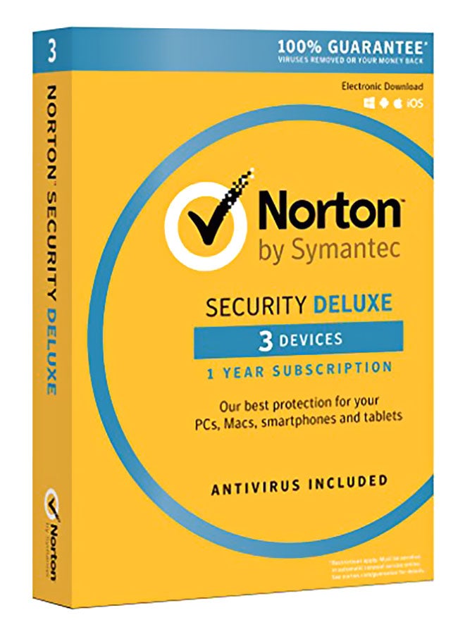 Security Deluxe - 3 Devices/1 year Yellow