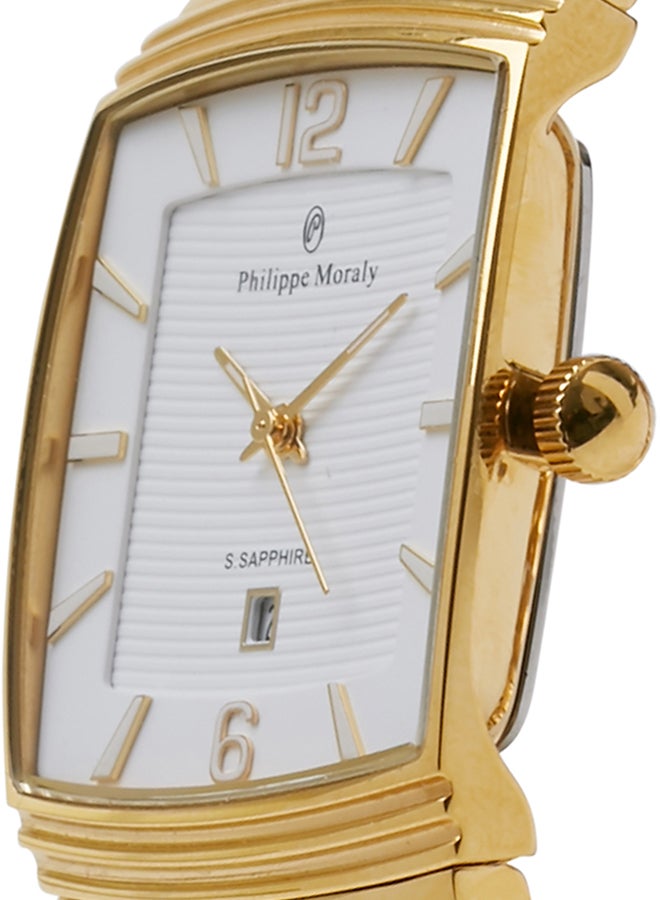 Philippe Moraly of Switzerland - Women's Analog Watch M1324GW - 36 mm - Gold - Image 1