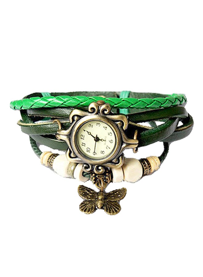 Boho Women's Vintage Inspired Butterfly Bracelet Analog Watch