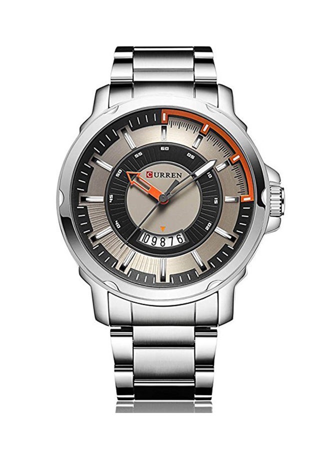 كارين ساعة يد من الستانلس ستيل مقاومة للماء بعقارب طراز 8229 للرجال - Image 1