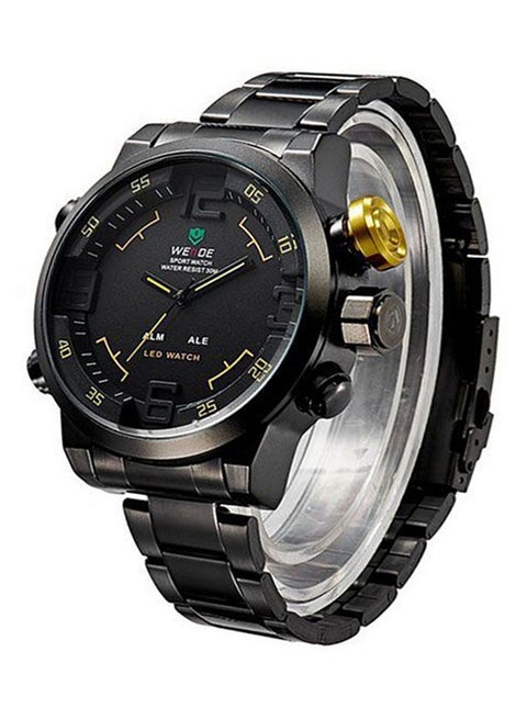 Men's LED Sports Waterproof Design Alarm Analog/Digital Watch WT1061Y2